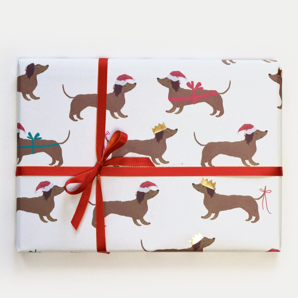 Painted Sausage Dog Sheet Wrap