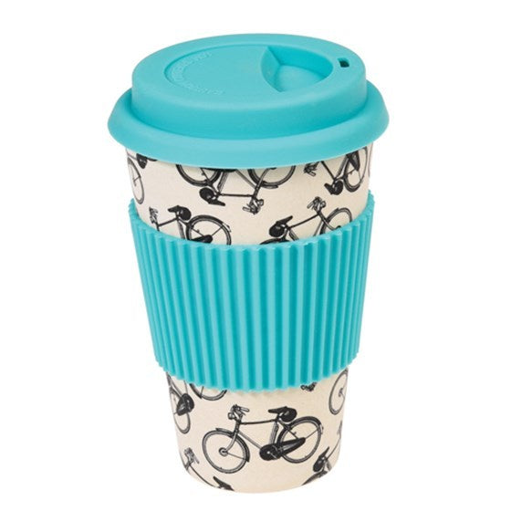 Bicycle Rider’s Bamboo Travel Mug