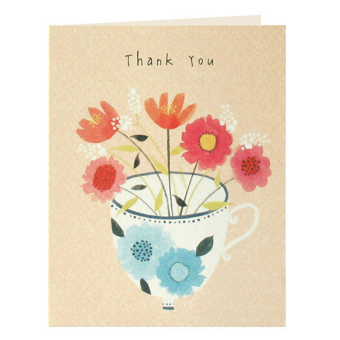Pack of 5 Mini Notecards - Thank You
