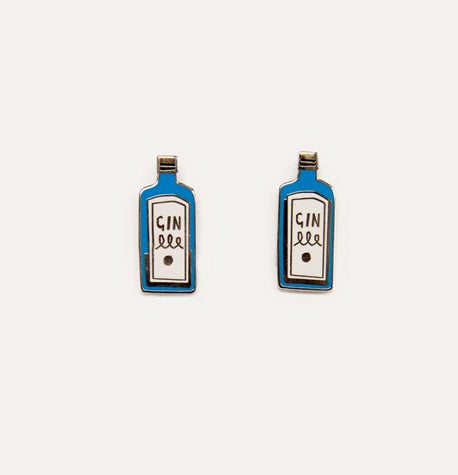 Gin Earrings by Katy Welsh