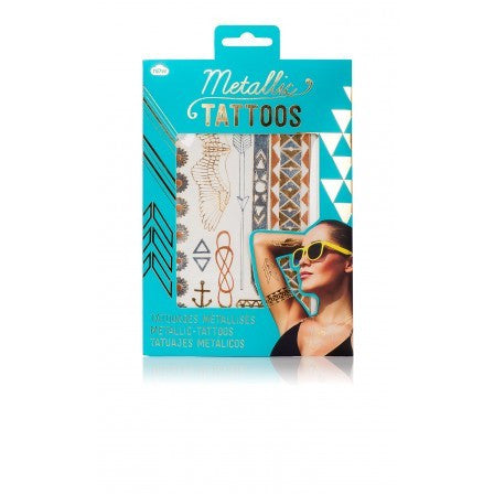 Metallic Tattoos Gold & Rose Gold