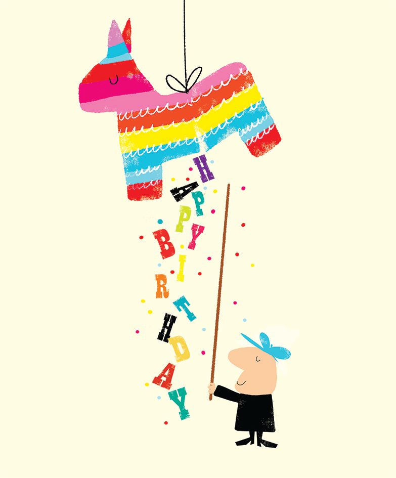 Happy Birthday Pinata Card