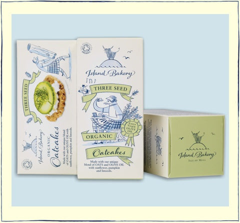 Island Bakery Organic Three Seed Oatcakes Box