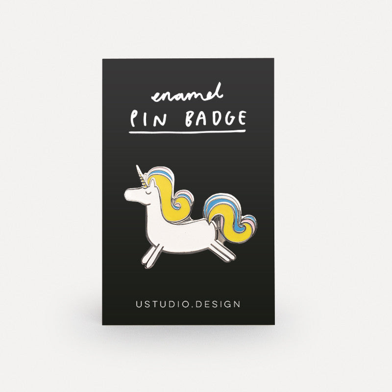 Prancing Unicorn Pin Badge