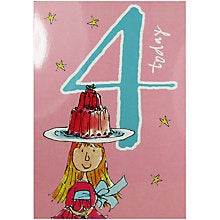 4 Today Quentin Blake Birthday Card for her