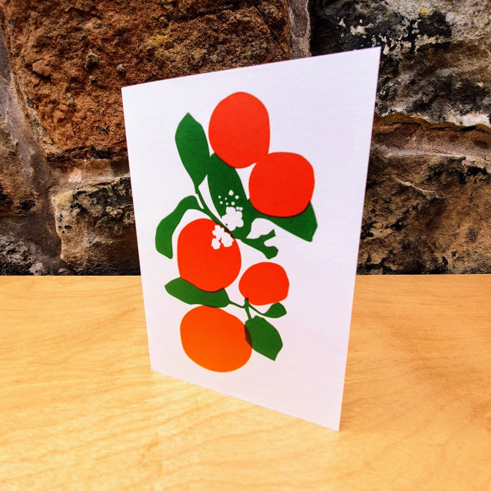 Apple Blossom Print Card