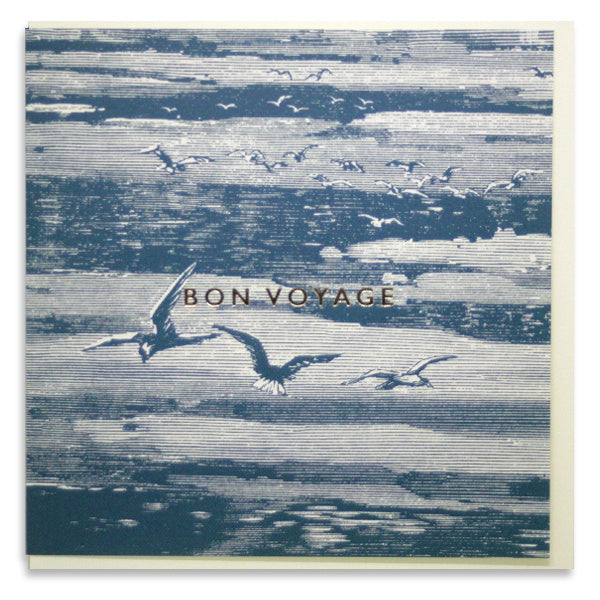 Bon Voyage Foiled Card