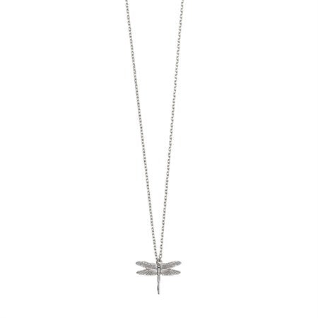 Dragonfly Necklace Silver