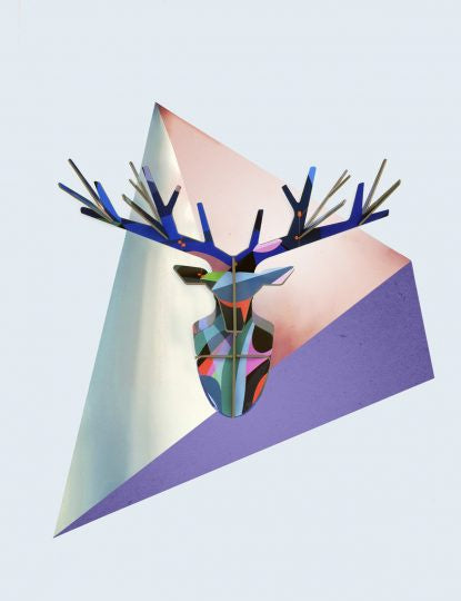 Totem Wall Decoration Enchanted Deer - Berries
