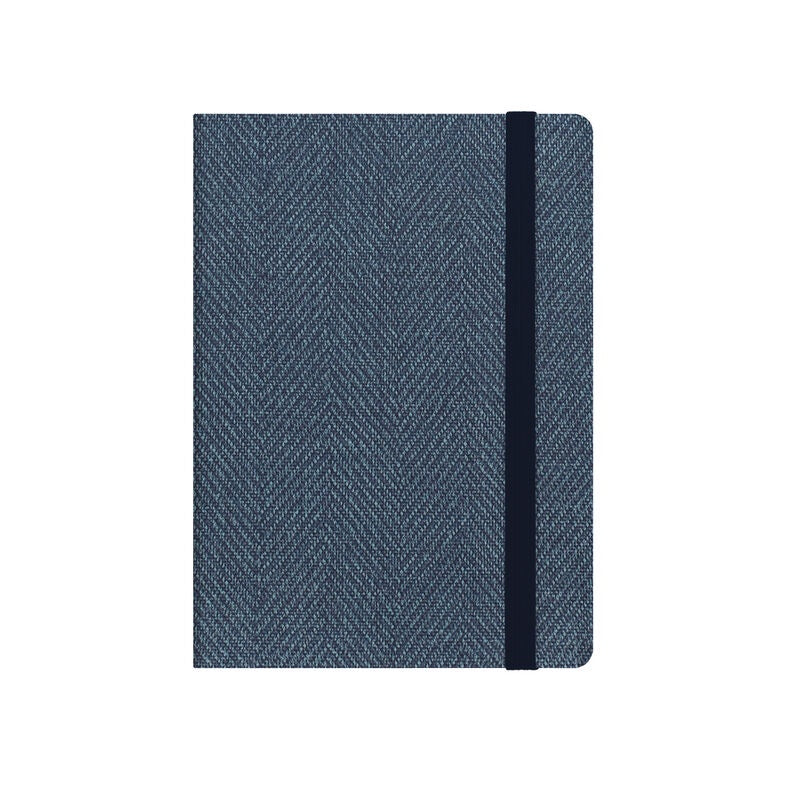 Small Weekly Diary 2020/ 2021 Blue Tweed