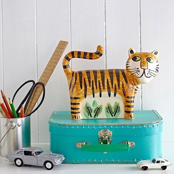 Ceramic Tiger Money Box