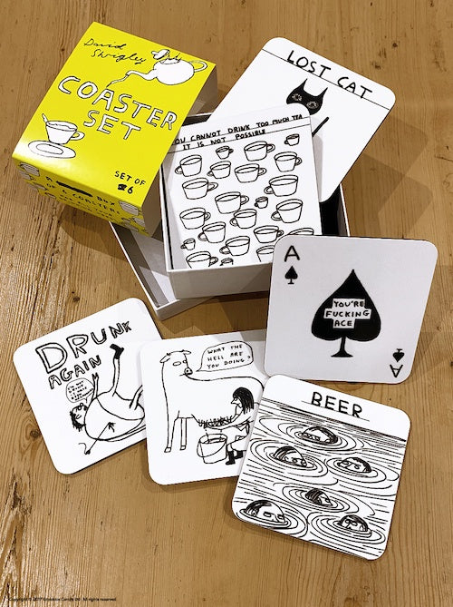 David Shrigley Coaster Set