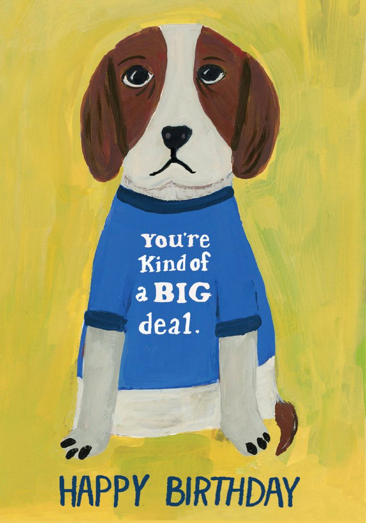 Big Deal Dog Birthday Card