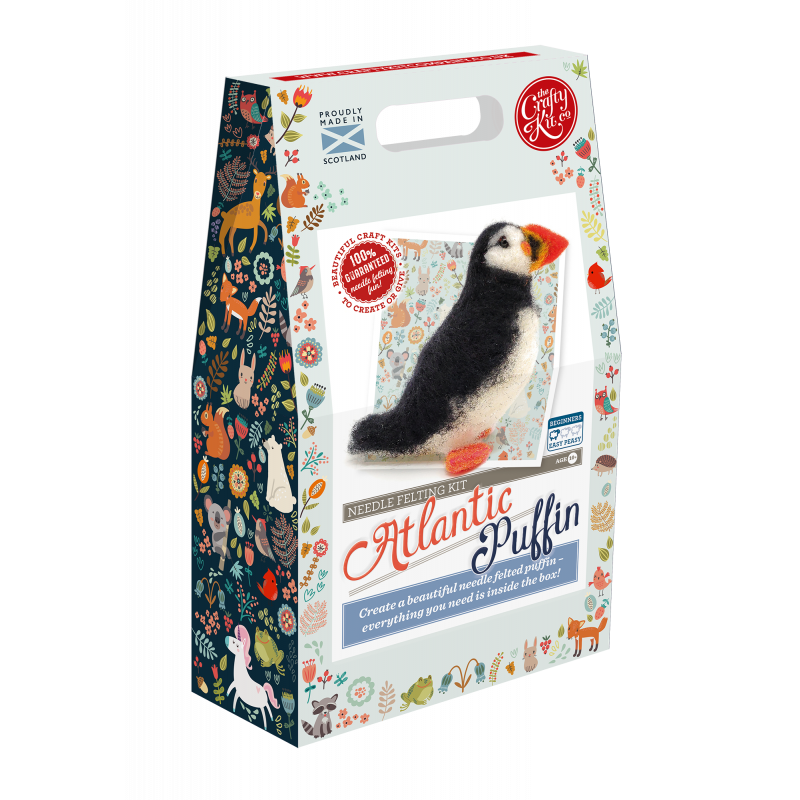 Atlantic Puffin Needle Felting Kit