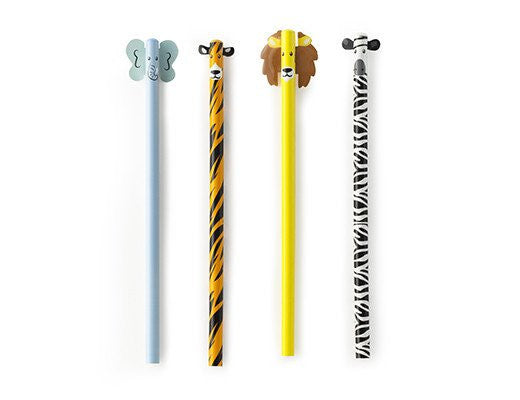 Pack of 4 Safari Pencils