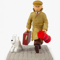 Snowy and Tintin Homecoming Resin Model