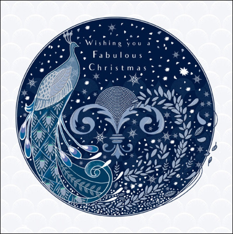 Christmas Frolics Foiled Christmas Card