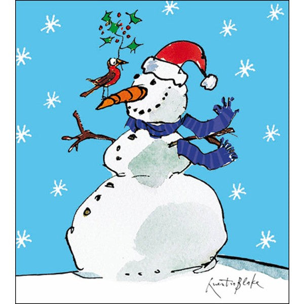 Quentin Blake Snowman Charity Card Pack