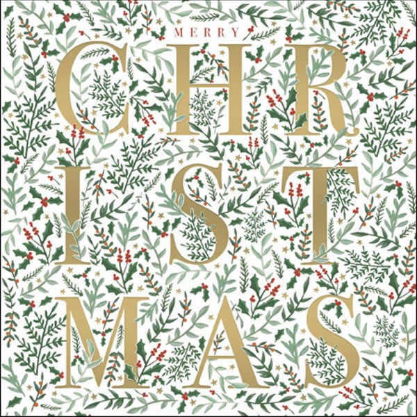 Christmas Foliage Box of Cards