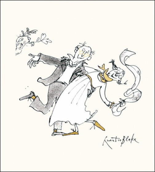 Couple Dancing Quentin Blake Card