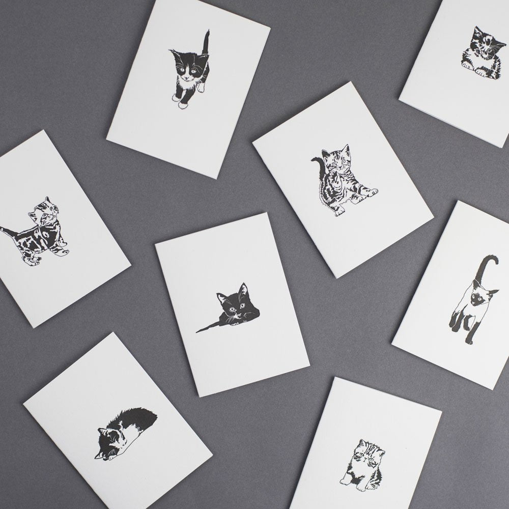 Pack of 8 Pussycat Cards