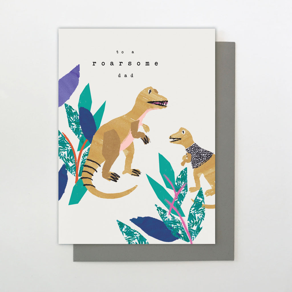 To A Roarsome Dad Father's Day Card