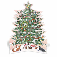 3D Christmas Tree Woodland Advent Calendar