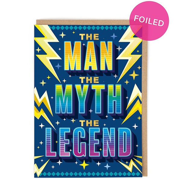 Man Myth Legend Card