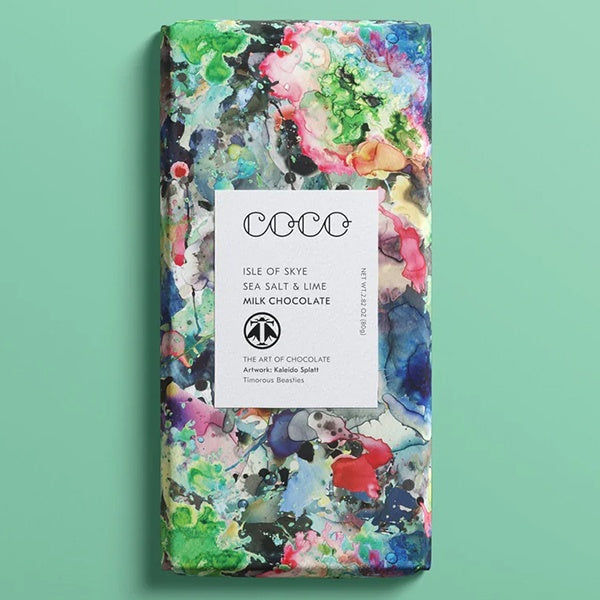 Isle of Skye Sea Salt and Lime Milk Chocolate