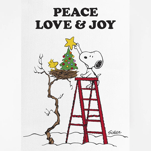 Peanuts Holiday Tea Towel