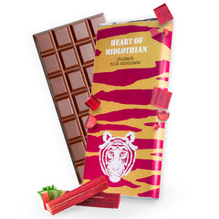 Paper Tiger Heart of Midlothian Rhubarb Milk Chocolate Bar