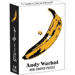 Andy Warhol Mini Shaped Puzzle Banana