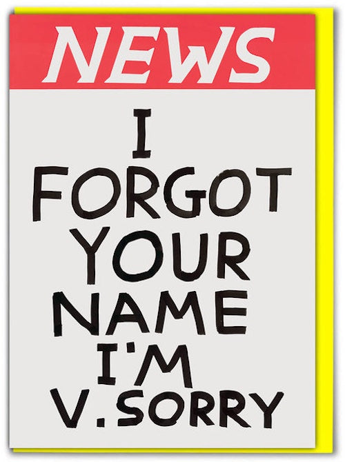 News Forgot Your Name