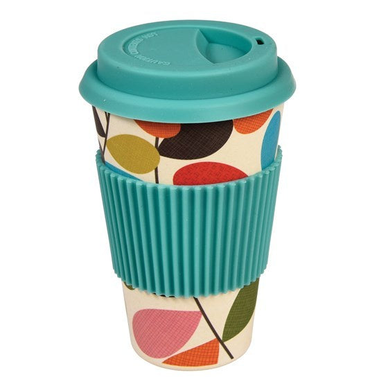 Vintage Ivy Bamboo Travel Mug