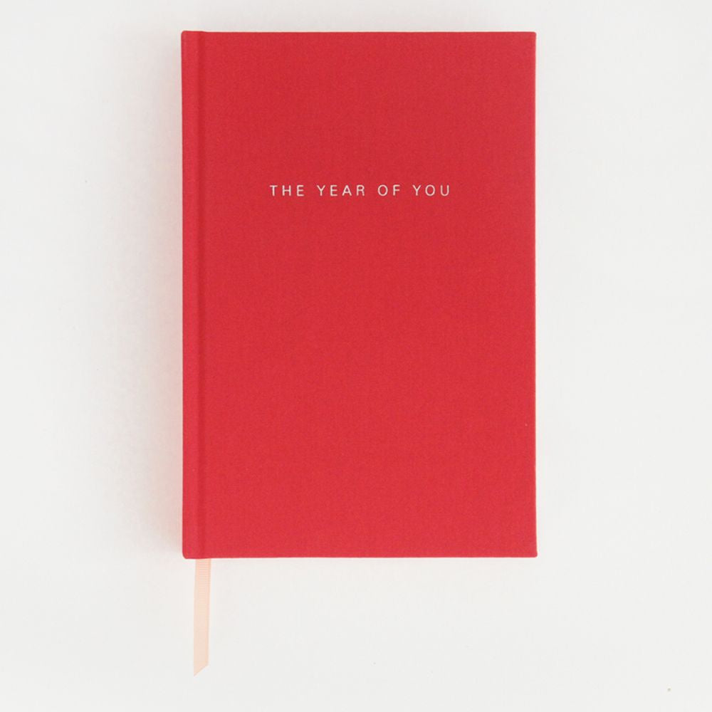 Year of You Red Daily Journal