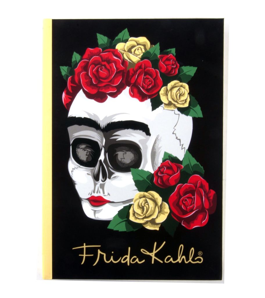 Frida Kahlo Floral Skull A6 Notebook