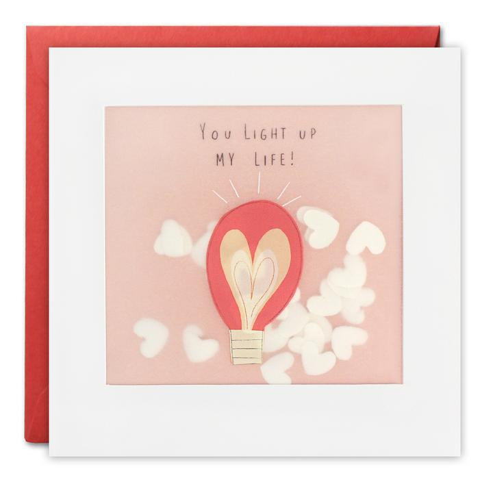 You Light Up My Life Shakies Card