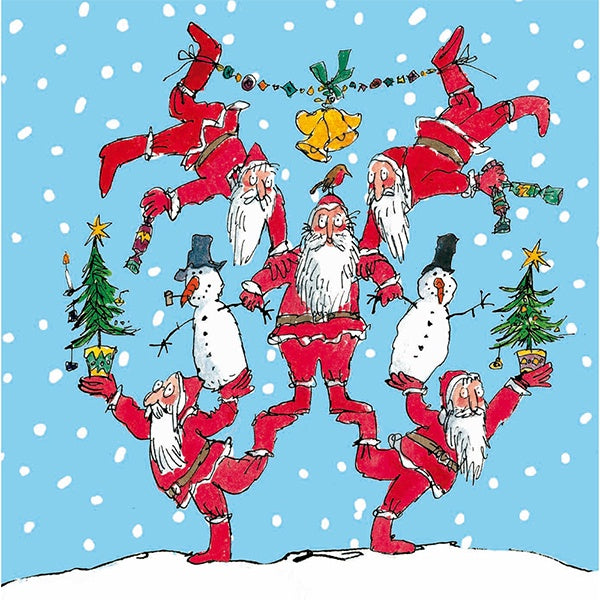 Balancing Santa Charity Card Pack