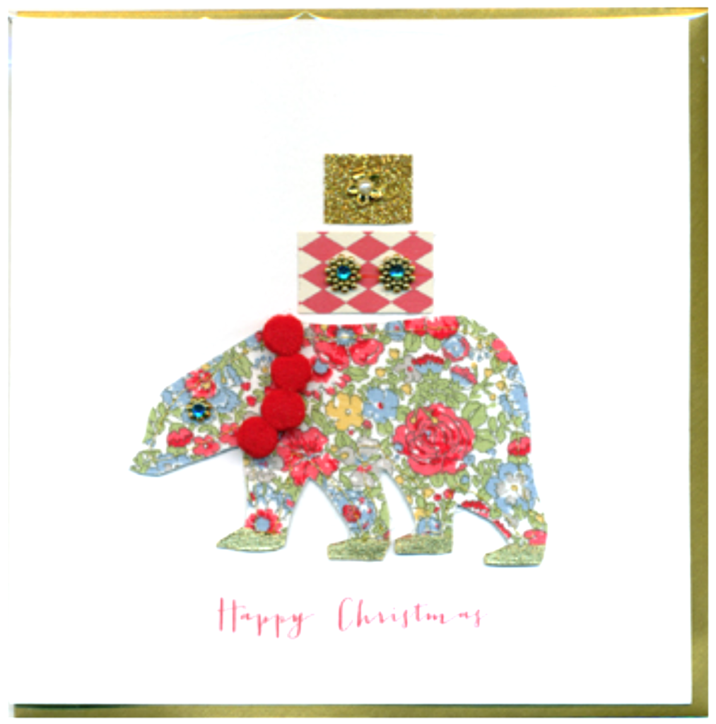 Collage Polar Bear Christmas Card