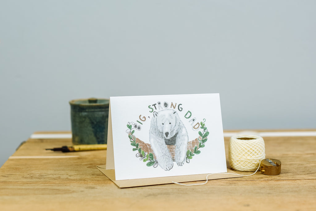 Big Strong Dad Father's Day Card