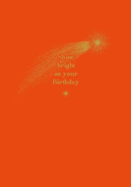 Shine Bright on Your Birthday Card