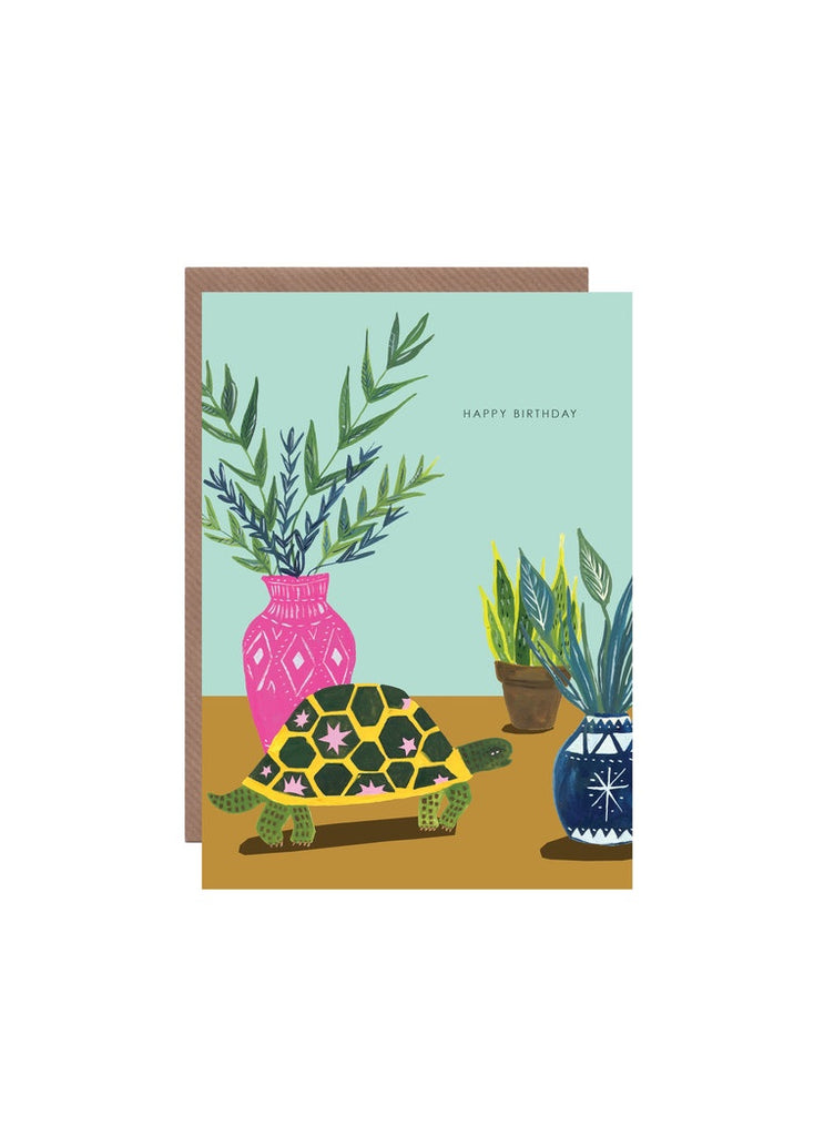 Tortoise Birthday Card