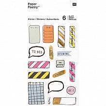 Agenda Sticker Sheet Pack of 6
