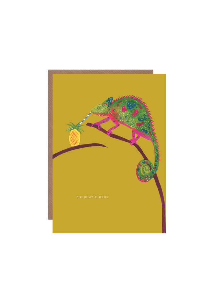 Birthday Cheers Chameleon Card