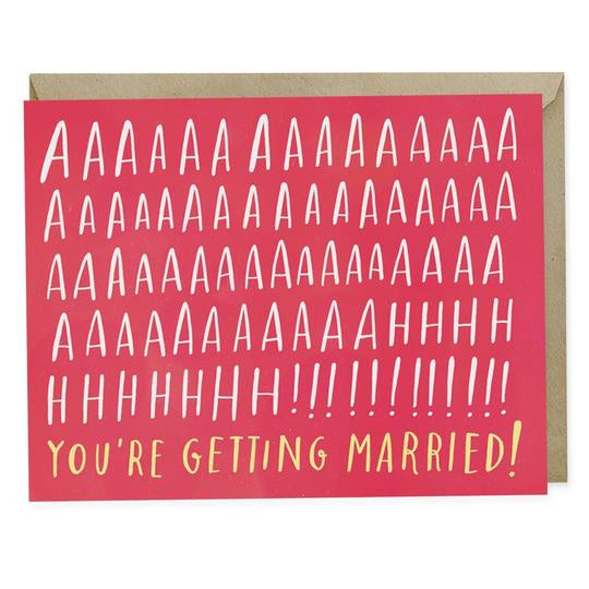 You're Getting Married Card
