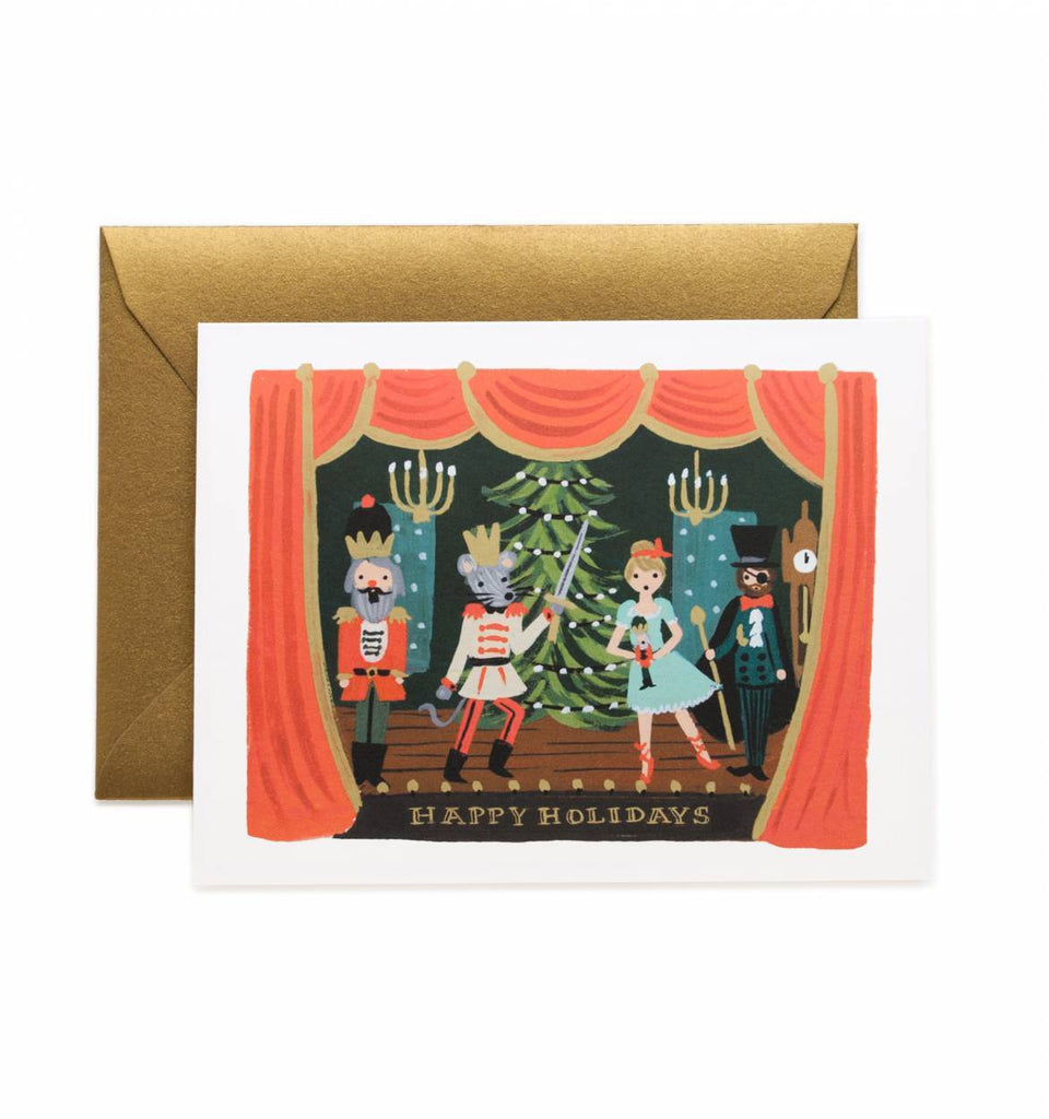 Nutcracker Scene Christmas Card
