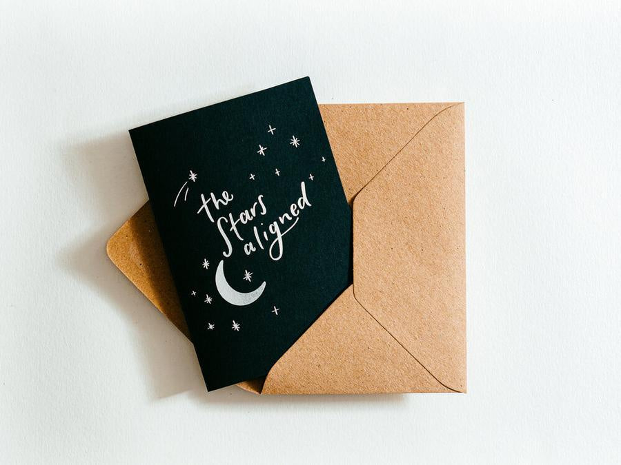 The Stars Aligned Hot Foil Congratulations Card