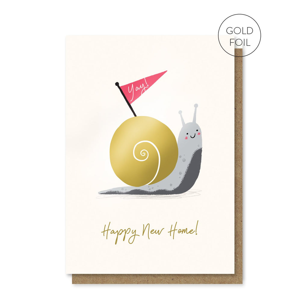 Snail House New Home Card