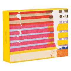 Painted Stripes Large Notecard Box