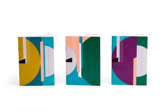 Arty Set of 3 A6 Notebooks